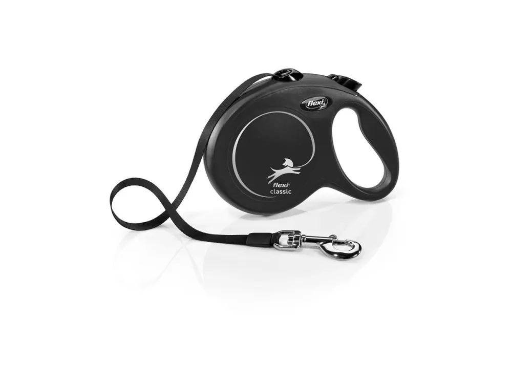 Vodítko Flexi Classic New páska L černé 5m Vysoce Kvalitní