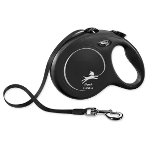 Levný Vodítko Flexi Classic New páska L černé 8m