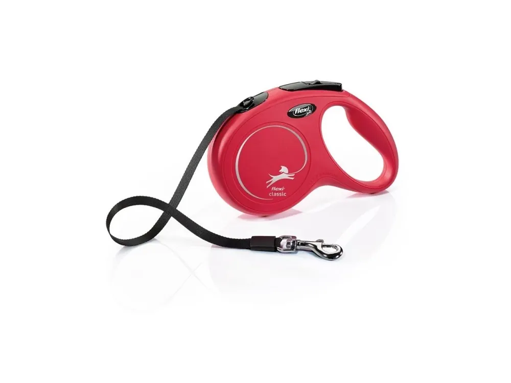 Vodítko Flexi Classic New páska M červené 5m Super Cena