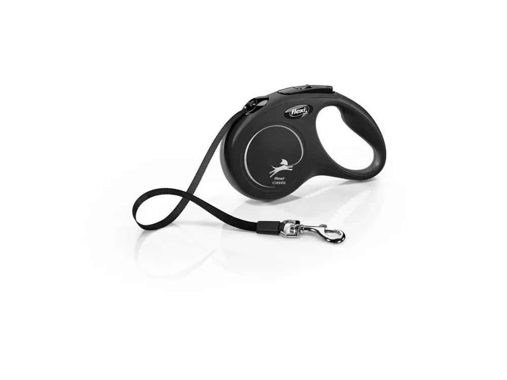 Aktuální Vodítko Flexi Classic New páska S černé 5m