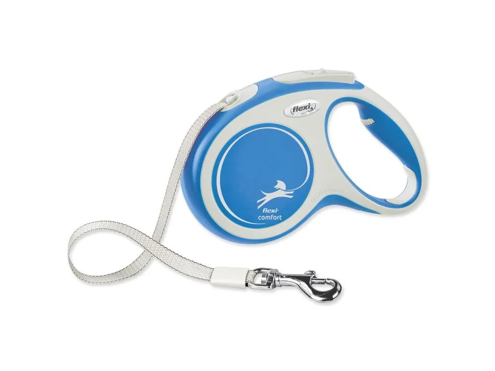 Značkový Vodítko Flexi New Comfort páska S modré 5m