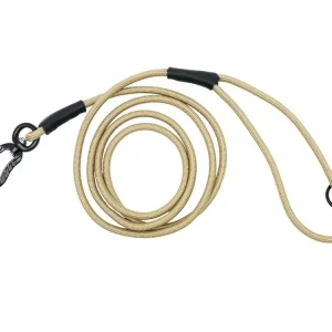 Vodítko pro psy Aminela FERRATA MINI lanové vodítko, 180 cm, béžová Oblíbený