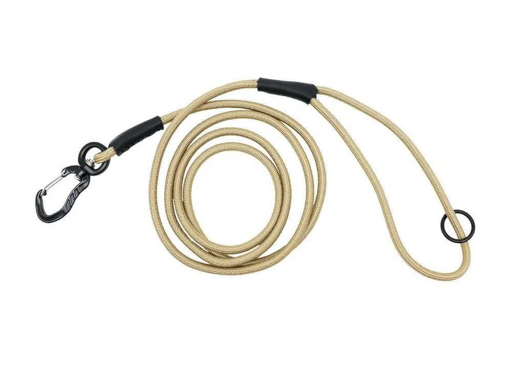 Vodítko pro psy Aminela FERRATA MINI lanové vodítko, 180 cm, béžová Oblíbený