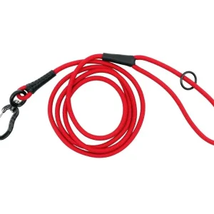 Vodítko pro psy Aminela FERRATA MINI lanové vodítko, 180 cm, červená Nejlepší Cena