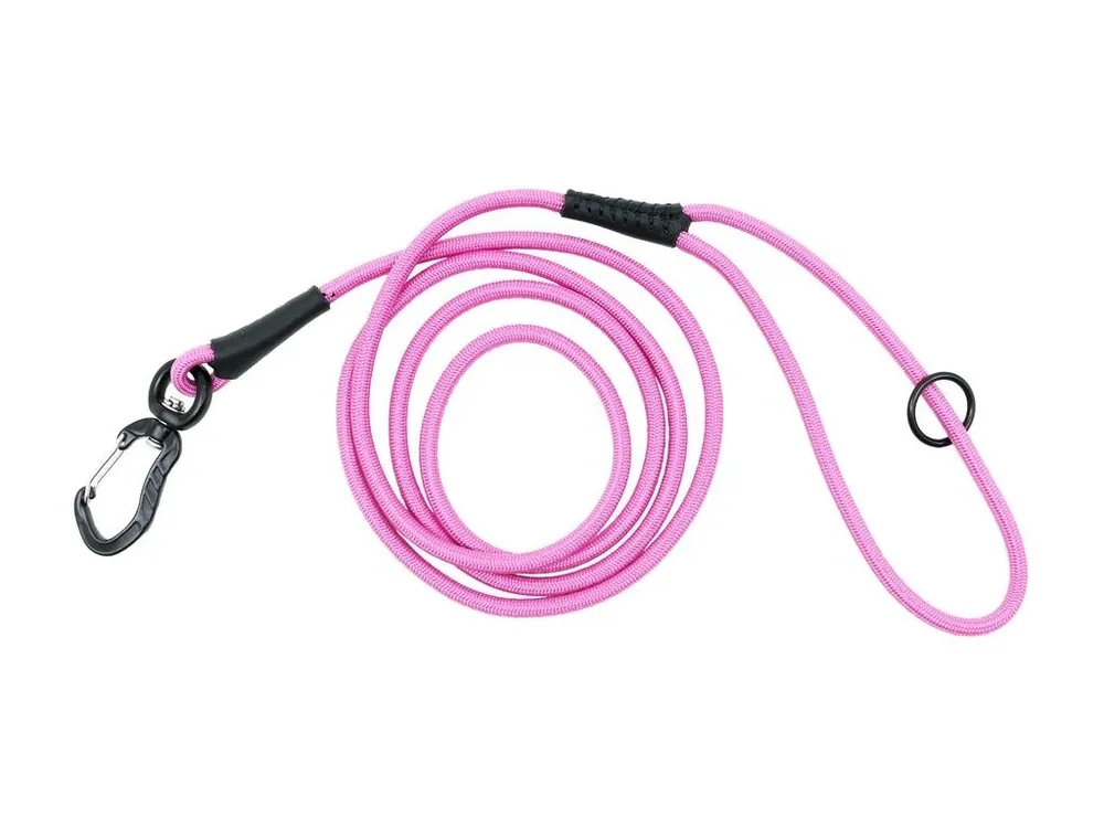 Vodítko pro psy Aminela FERRATA MINI lanové vodítko, 180 cm, růžová Super Cena