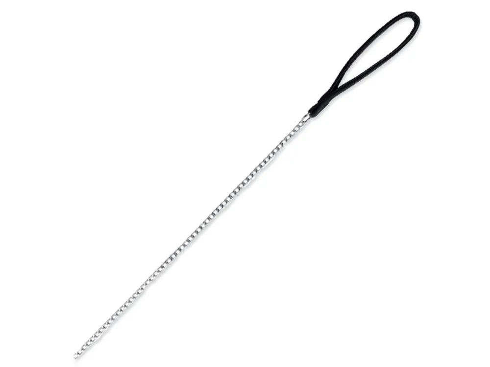 Novinka Vodítko Trixie řetěz s nylonovou rukojetí černé 1mx4mm