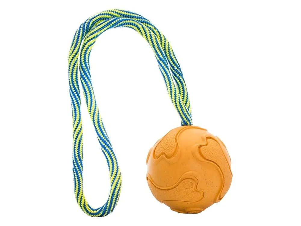 Víkendová Akce Vrhací tréninkový míč s vlákny z rýžových slupek, na laně 6/30 cm HipHop