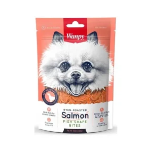 Must-Have Wanpy Dog Salmon Fish Shape bites 100g