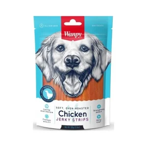 Značkový Wanpy Dog Soft Chicken Jerky Strips 100 g