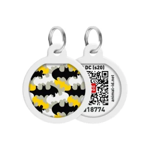 Cenově Výhodný WAUDOG chytrá ID známka s QR tagem DC Batman znak miniatury