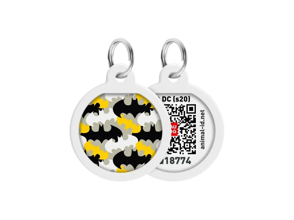 Cenově Výhodný WAUDOG chytrá ID známka s QR tagem DC Batman znak miniatury