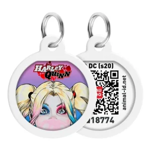 Finální Výprodej WAUDOG chytrá ID známka s QR tagem DC Harley Quinn