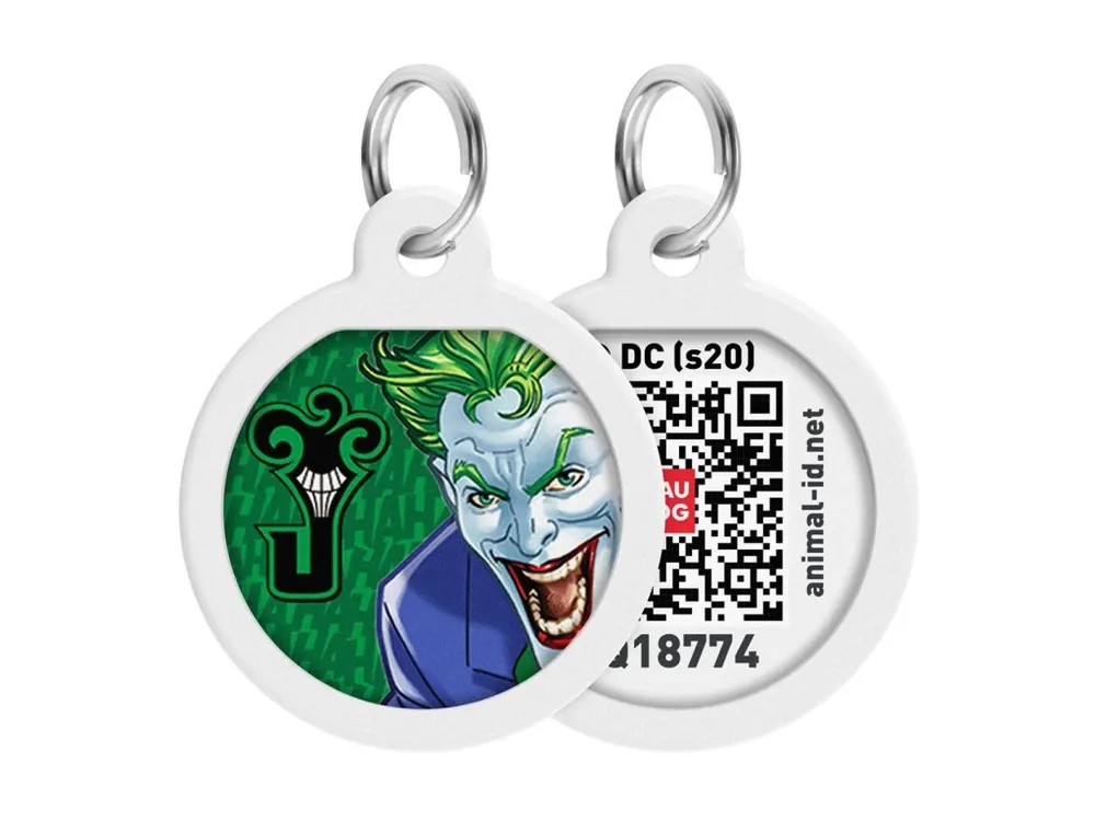 WAUDOG chytrá ID známka s QR tagem DC Joker green Přímo Od Výrobce