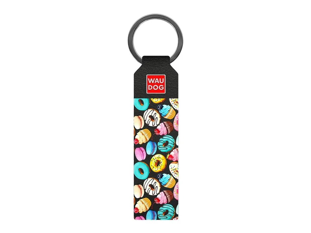 WAUDOG klíčenka / přívěsek Donuts - černá Aktuální