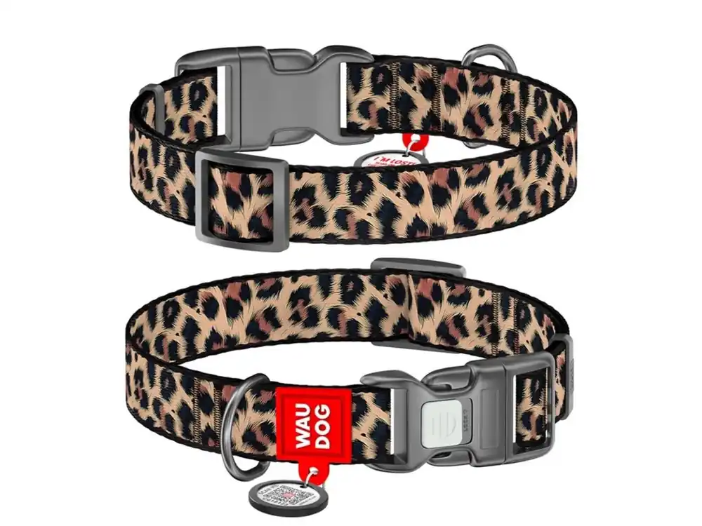 WAUDOG obojek nylon Leopard QR (XL/37-58cm/2,5cm) Aktuální
