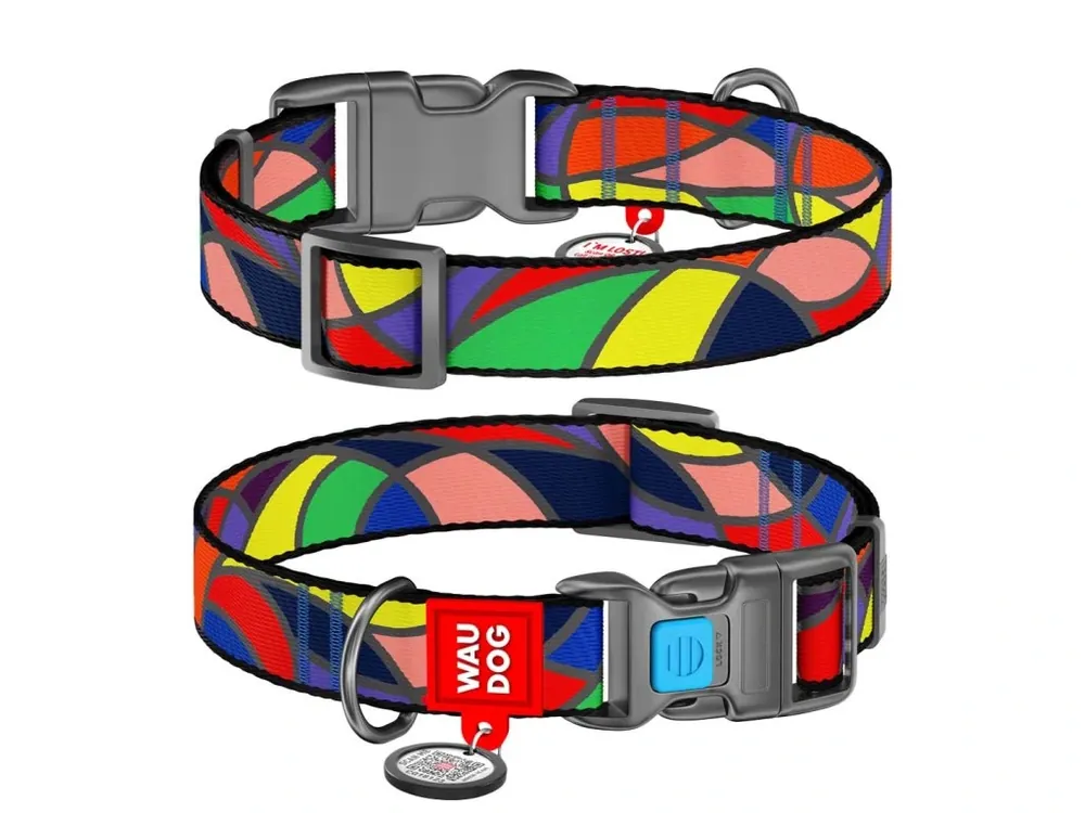 WAUDOG obojek nylonový Vitrage QR (37-58cm/2,5cm) Novinka