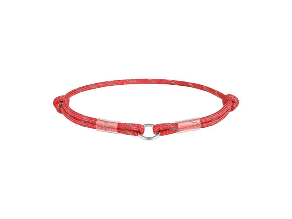 WAUDOG obojek Paracord na QR známku červený (25-45cm/4mm) Akce