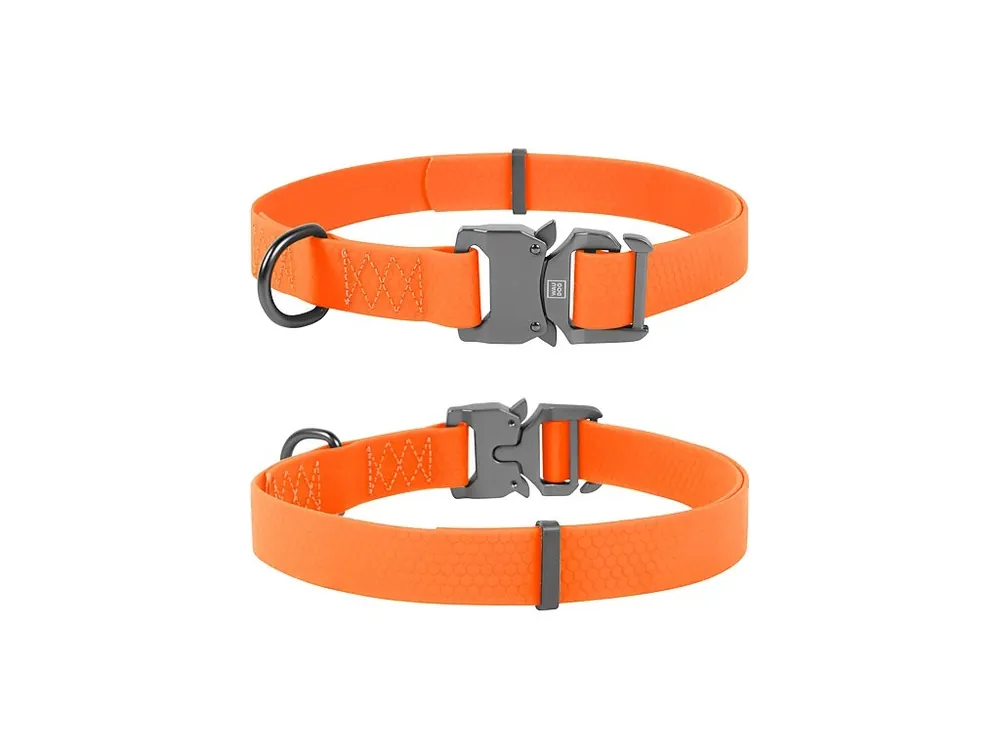 WAUDOG obojek voděodolný Collartex Fastex oranžový (25-35cm/1,5cm) Přímo Od Výrobce