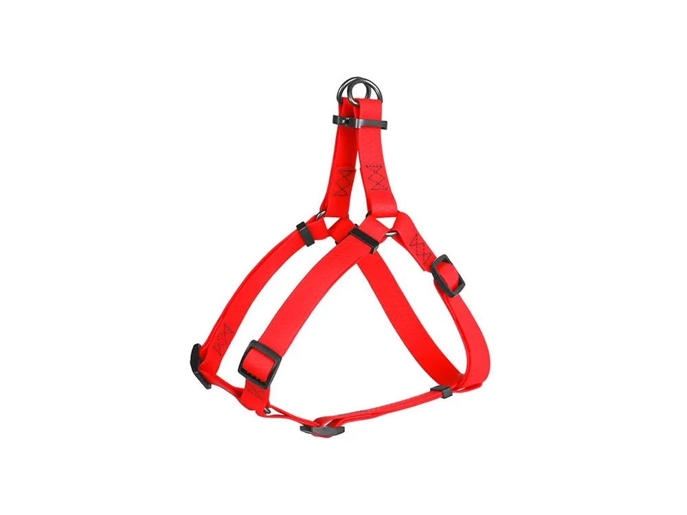 WAUDOG postroj voděodolný Collartex Fastex QR červený (40-55cm/1,5cm) Omezená Nabídka