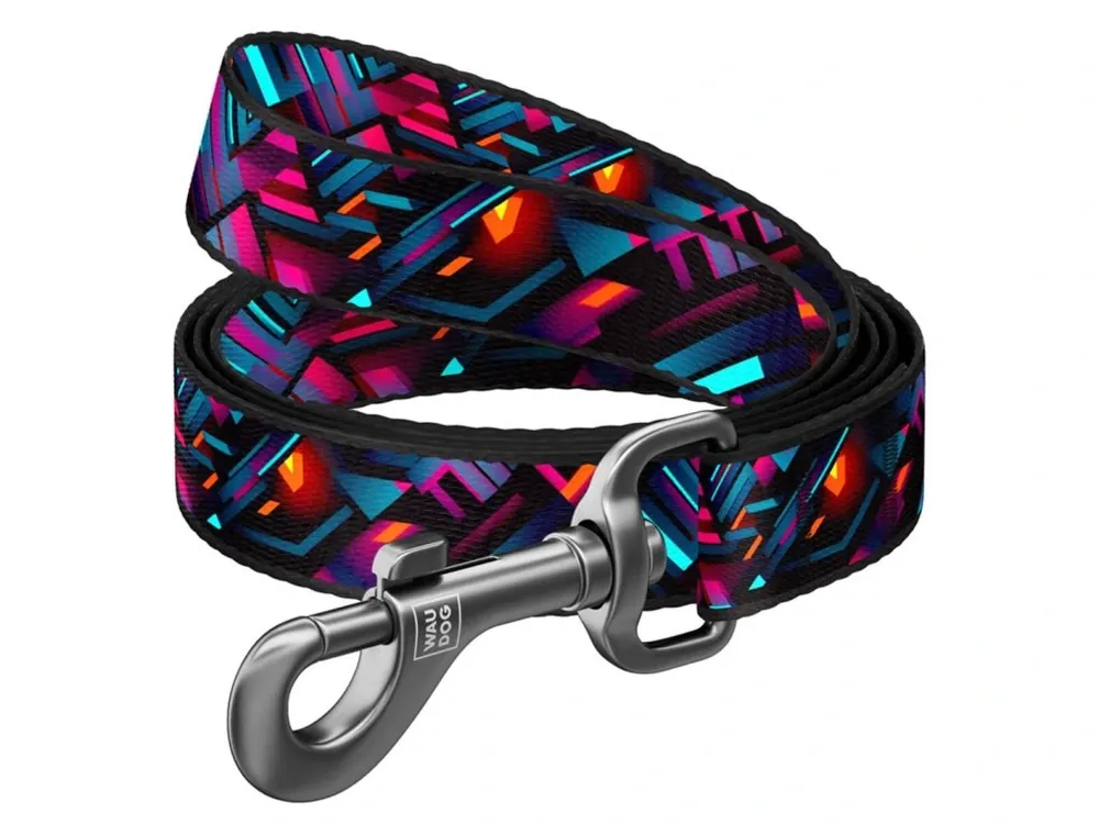 Tovární Cena WAUDOG vodítko nylon Laser Game (L-XXL/122cm/2,5cm)
