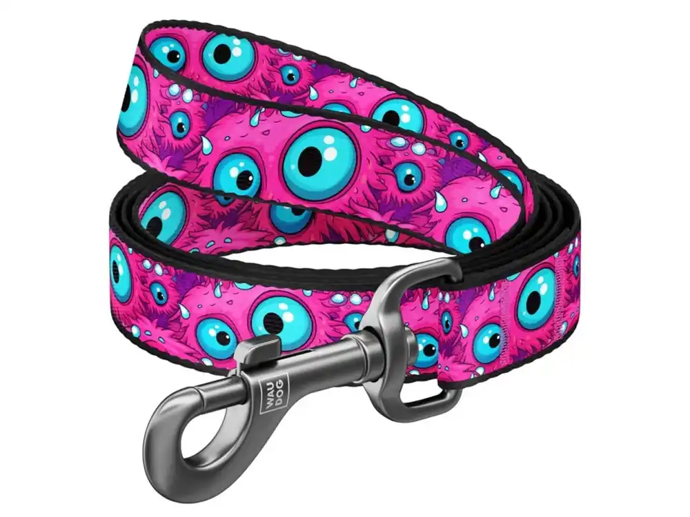 WAUDOG vodítko nylon Modroočko (L-XXL/122cm/2,5cm) Jen Po Omezenou Doba