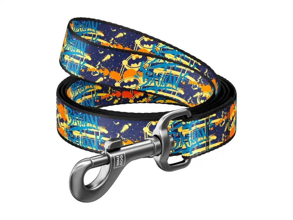 WAUDOG vodítko nylonové DC Batman jeans (122cm/1,5cm) Oblíbený