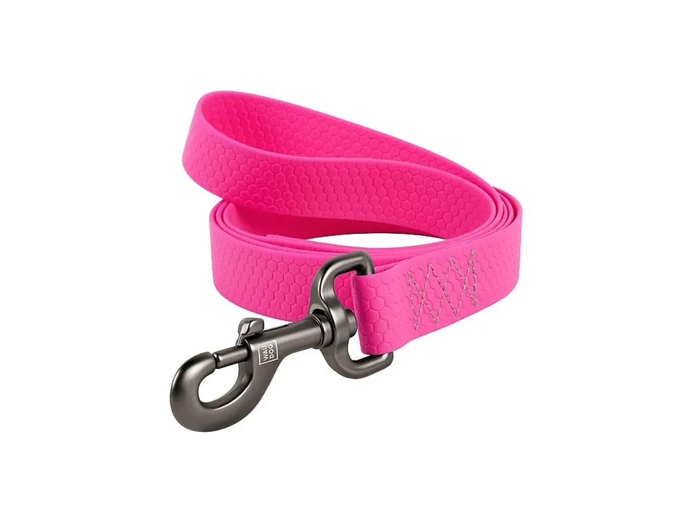 Aktuální WAUDOG vodítko voděodolné Collartex růžové (122cm/2,0cm)