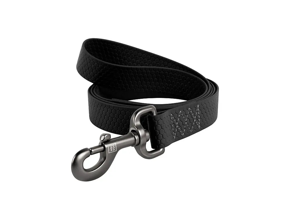 Cenová Bomba WAUDOG vodítko voděodolné Collartex černé (183cm/1,5cm)