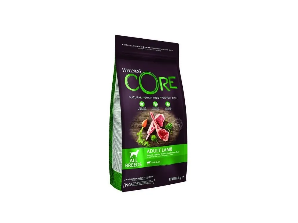 Wellness Core Dog Lamb Adult All Breeds jehněčí 1,8kg Cenová Bomba