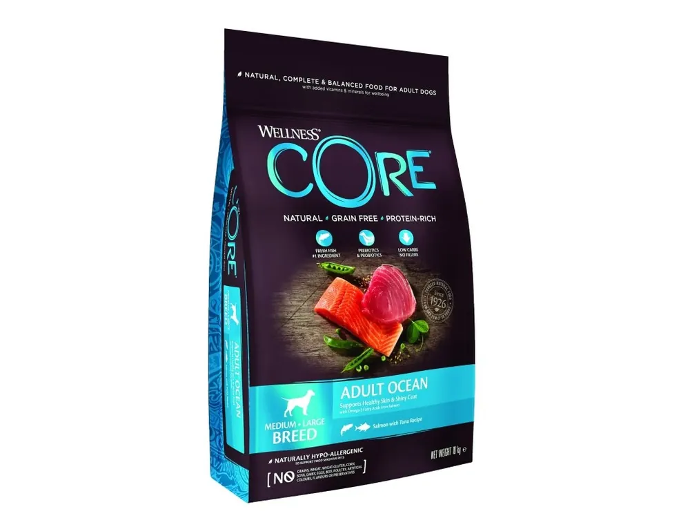 Wellness Core Dog Ocean Adult Large losos a tuňák 10kg Originální