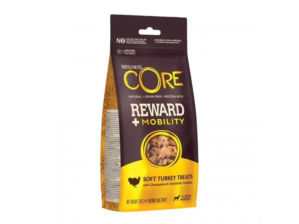Wellness Core Dog Reward Adult Mobility krůta 170g Výhodná Nabídka