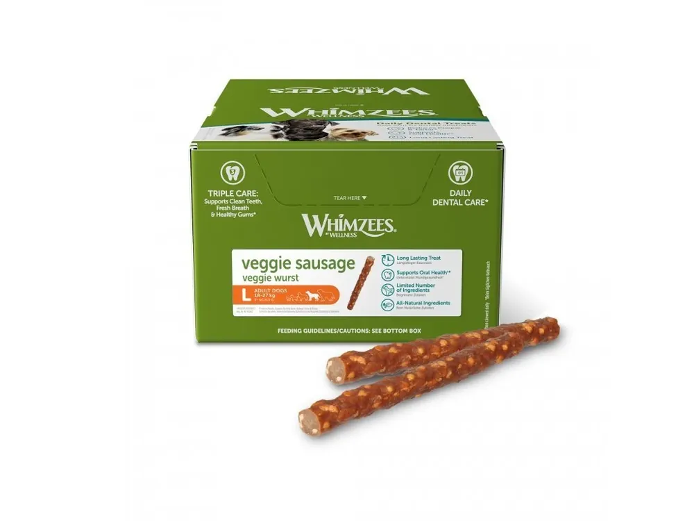 WHIMZ Dental párek Veggie L 60g,50ks (bal.) Aktuální
