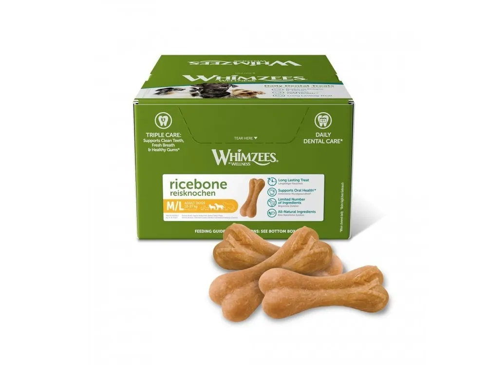 WHIMZ Dental rýžová kost 60g,50ks (bal.) Přímo Od Výrobce