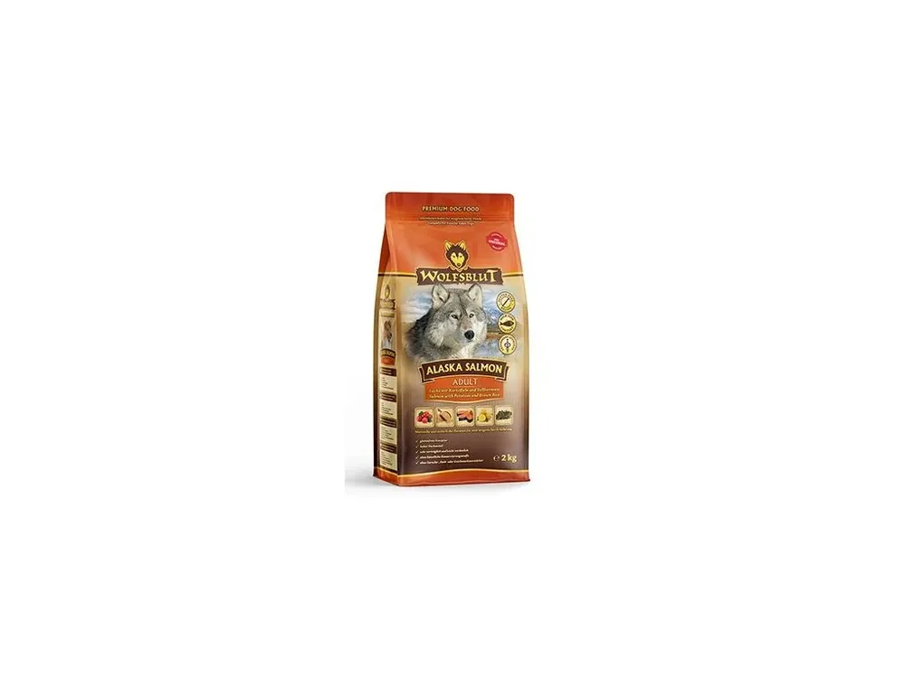 Značkový Wolfsblut Dog Adult Alaska Salmon 2kg