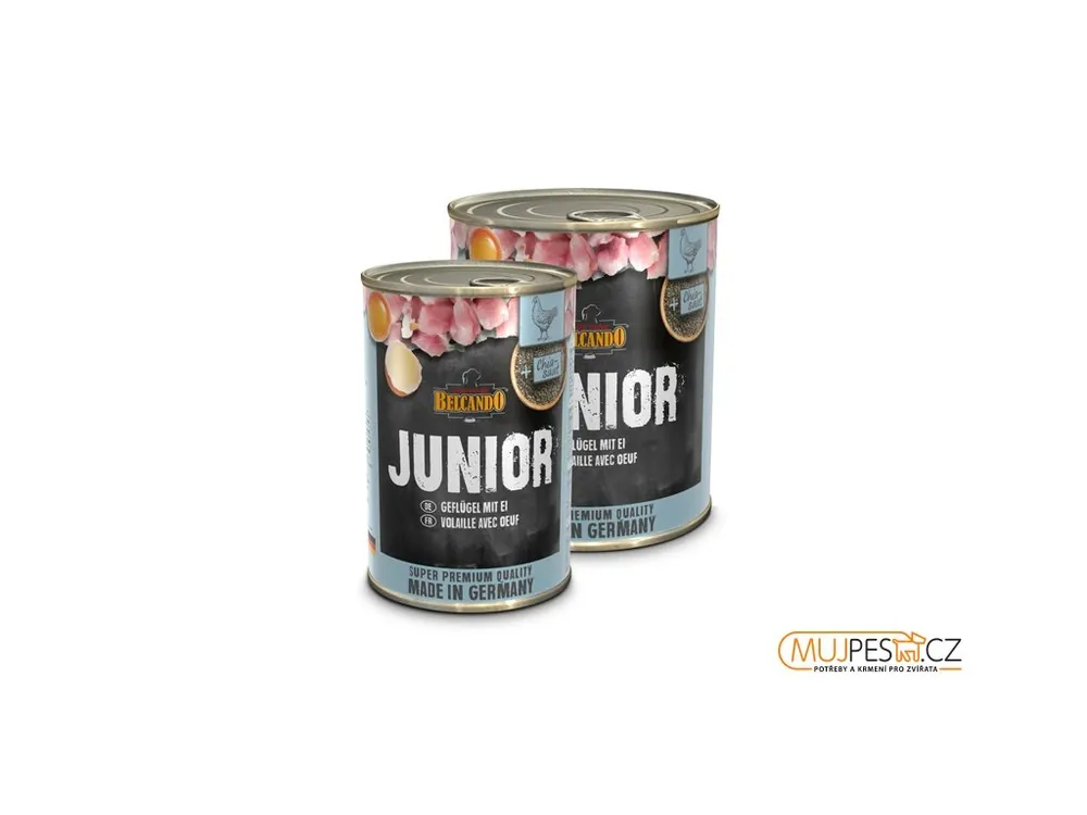 Originální Belcando Junior drůbeží s vejci