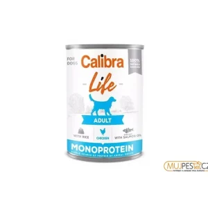 Aktuální Calibra Dog Life konz.Adult Chicken with rice 400g