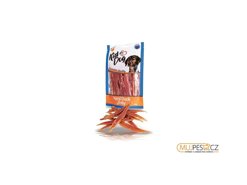 KIDDOG 100% kachní prsa 80 g Výprodej