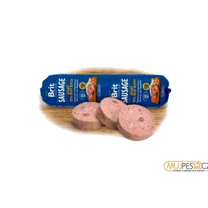 Brit Sausage Beef & Fish-Sport formula 800g Poslední Šance