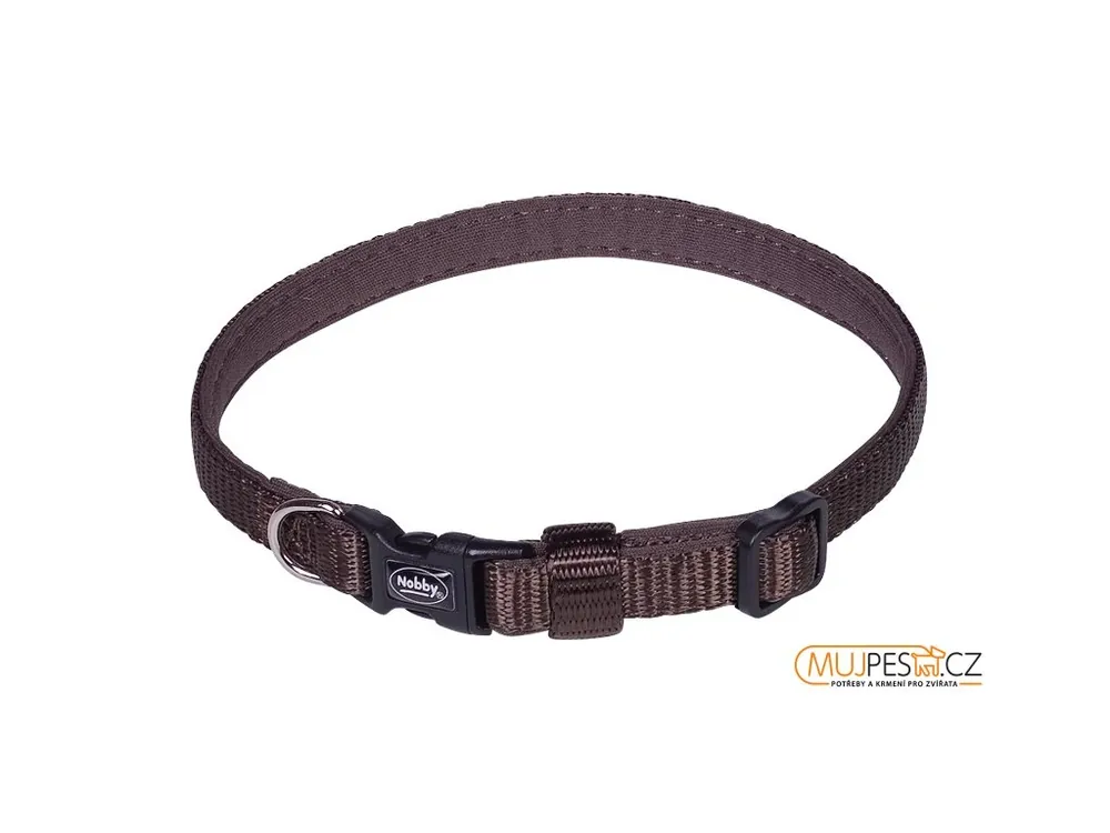 Nobby CLASSIC PRENO Mini obojek neoprenový hnědá XXS-XS 13-20cm Tovární Cena