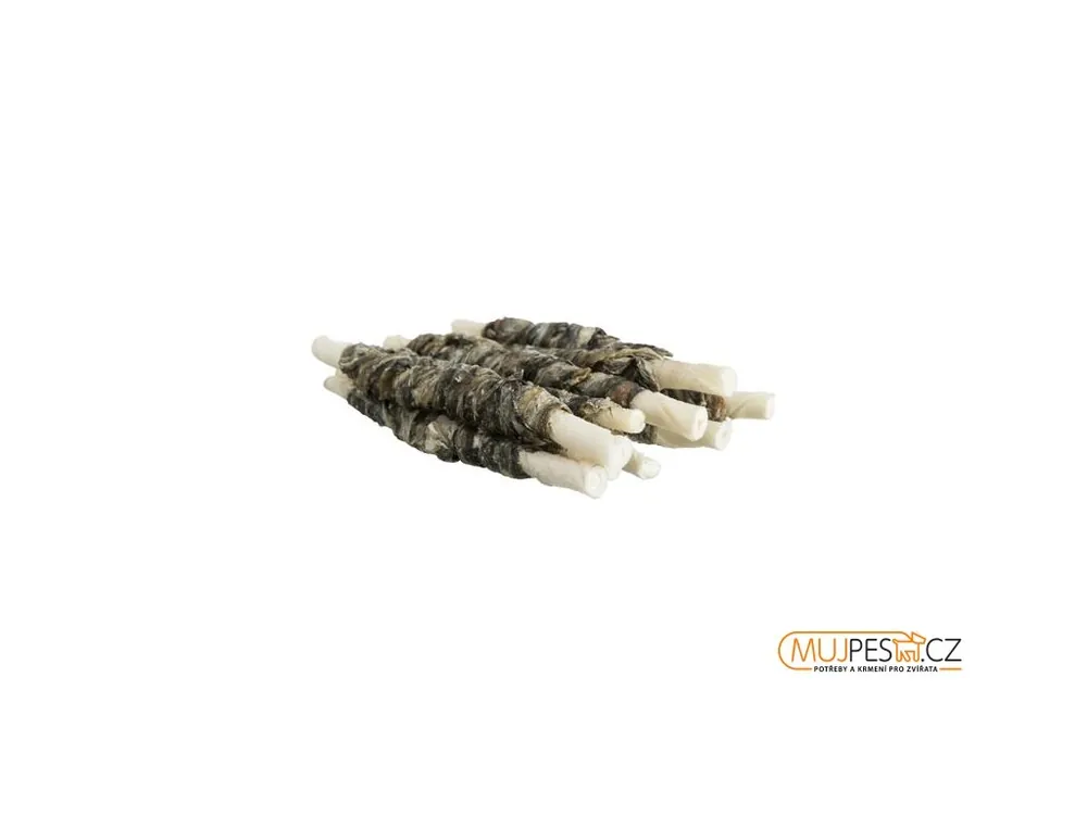 DENTAfun-tyčinka svázaná rybím masem 10ks, 12cm/75g Autentický
