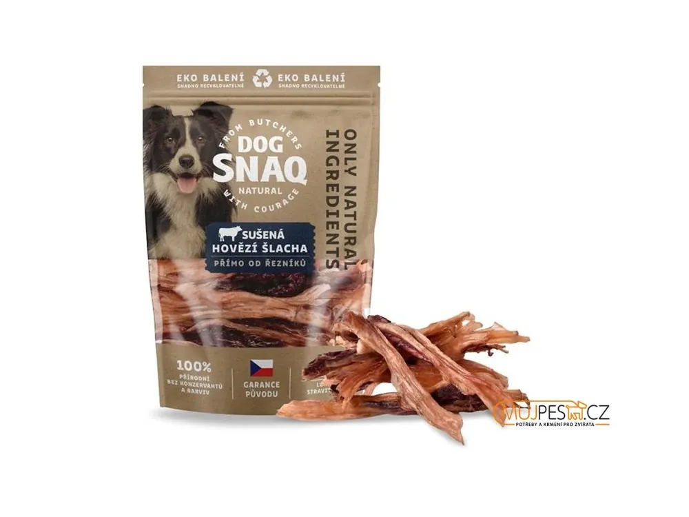 DOG SNAQ - Hovězí šlacha sušená 100g Jen Po Omezenou Doba
