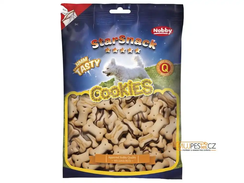 Poslední Šance Nobby Starsnack Cookies Duo Bone Pečené Pamlsky 400G