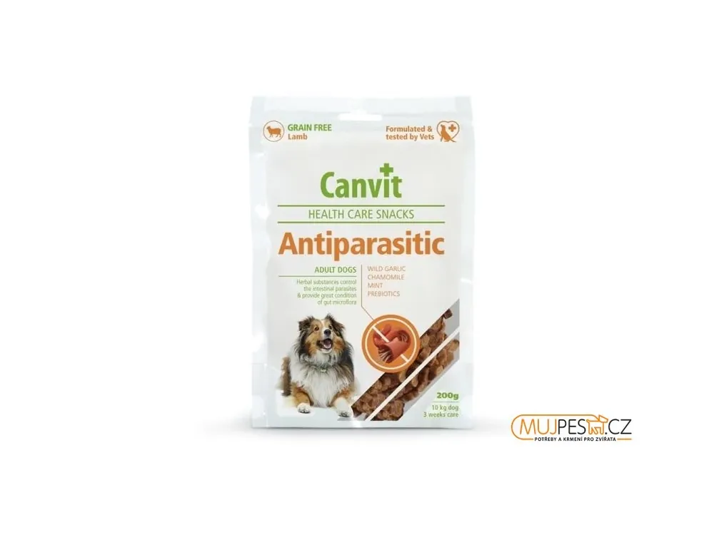 Canvit snack dog Anti-Parasitic 200 g Vrácení Zdarma