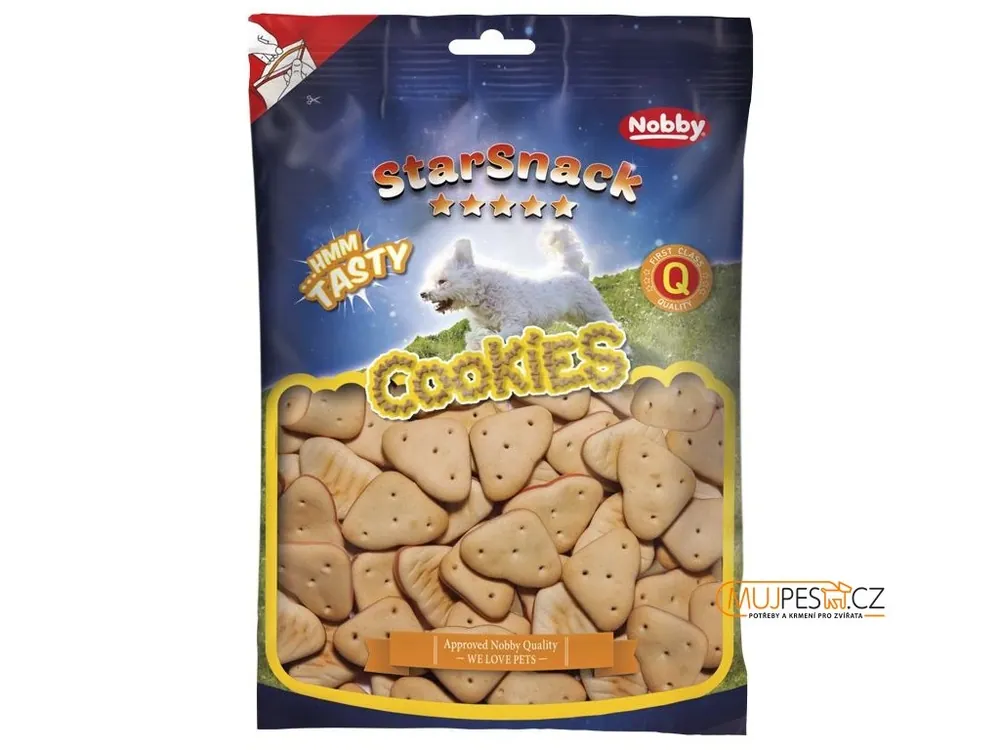 Nobby Starsnack Cookies Duo Salmon Suchary Lososové 400G Tovární Cena