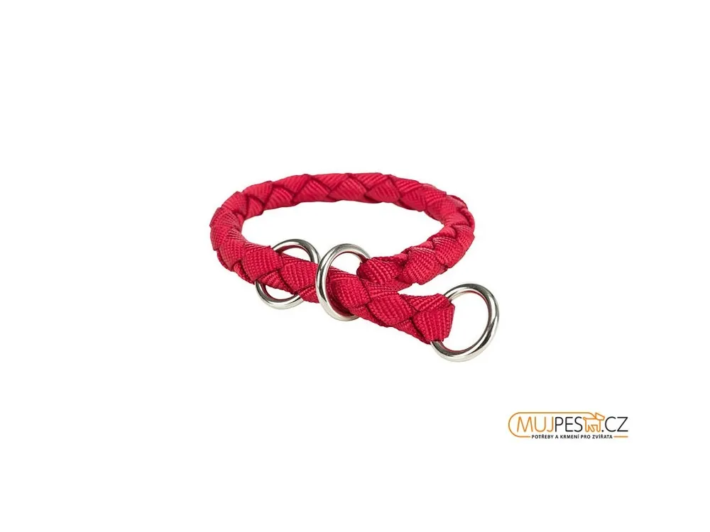 Nylonový obojek kulatý CAVO (S) 25-31 cm/12 mm, - červený Kup Teď