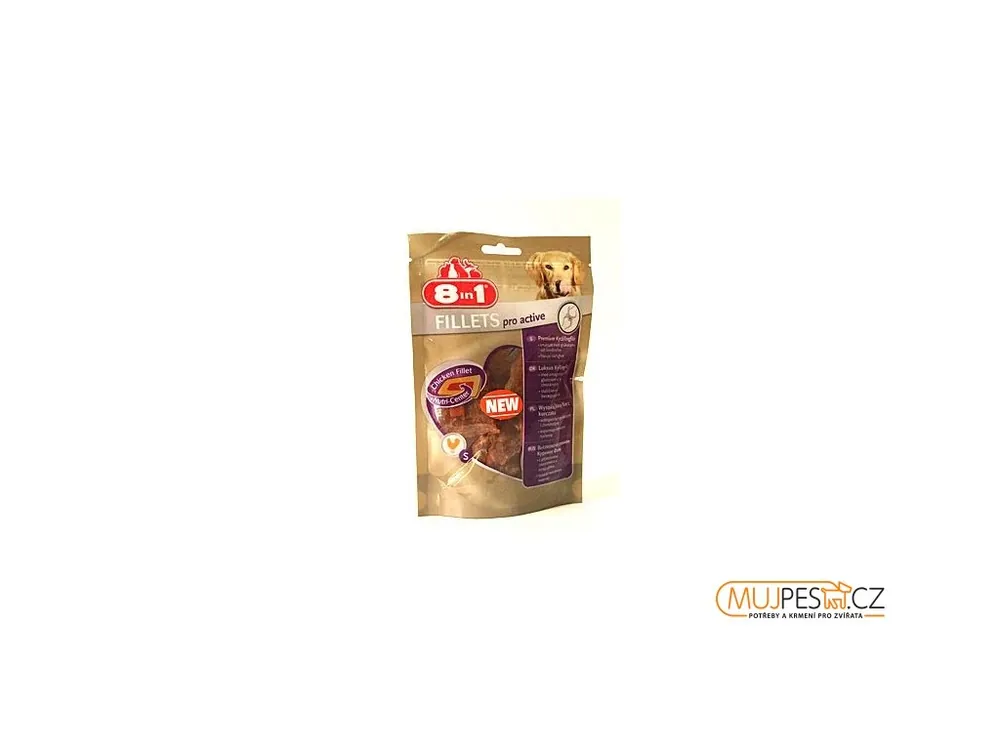 Pochoutka 8in1 Fillets pro active S 80g Omezená Nabídka