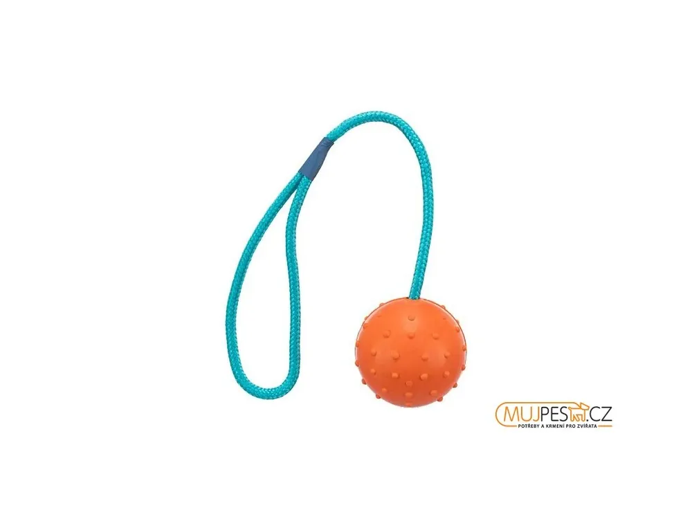 Vrhací míč hrbolatý na šňůře 7cm a 6cm Bezpečná Platba