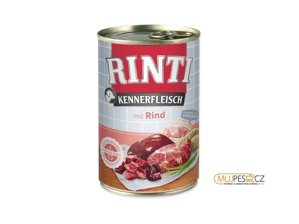Speciální Cena Rinti PUR dog konz. - hovězí 400 g