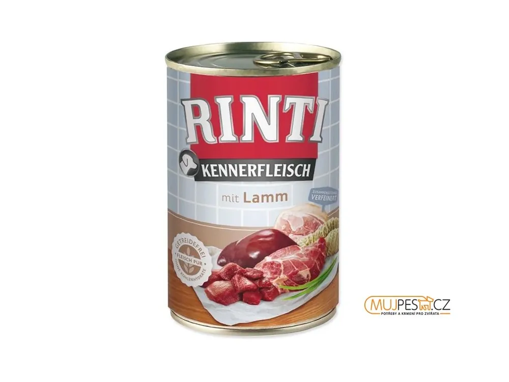 Rinti PUR dog konz. - jehněčí 400 g Akce