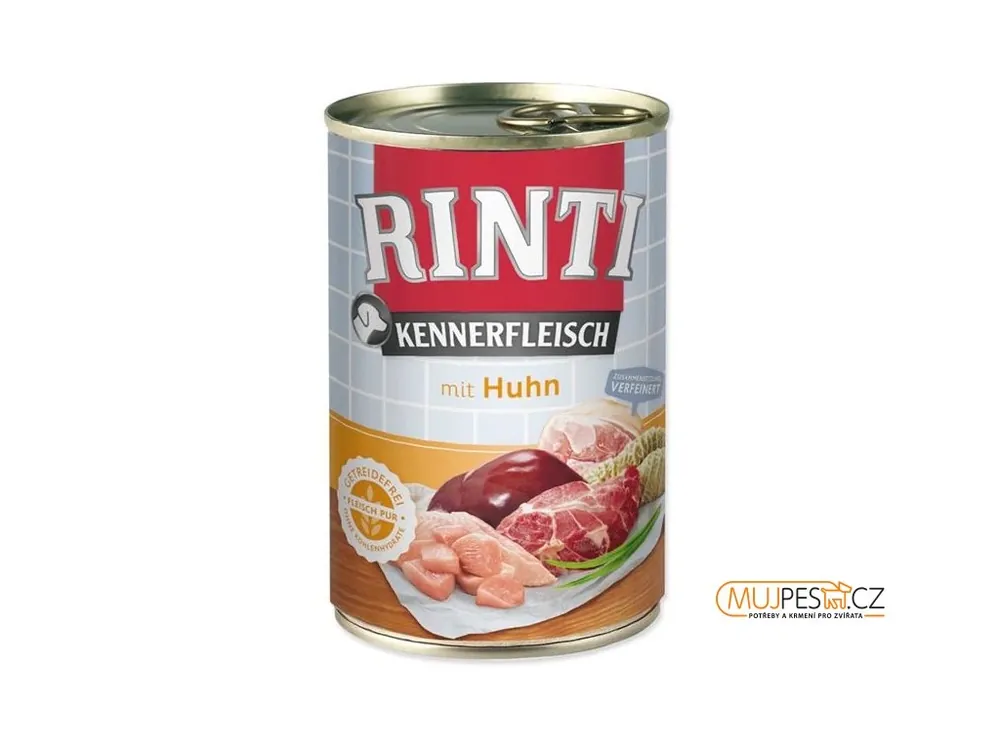 Rinti PUR dog konz. - kuřecí 400 g Originální
